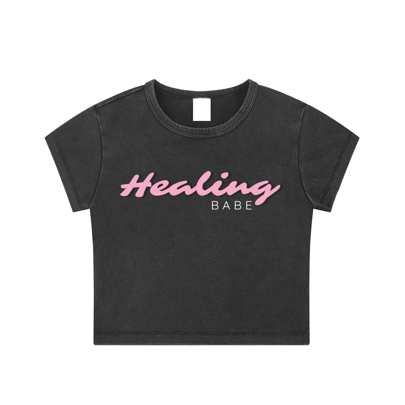 Healing Babe Washed Crop Top