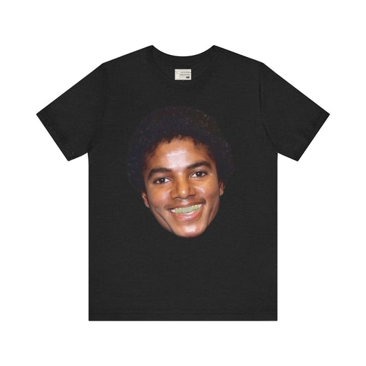 Retro Tee Michael Jackson Gold Teeth Quote Unisex Jersey