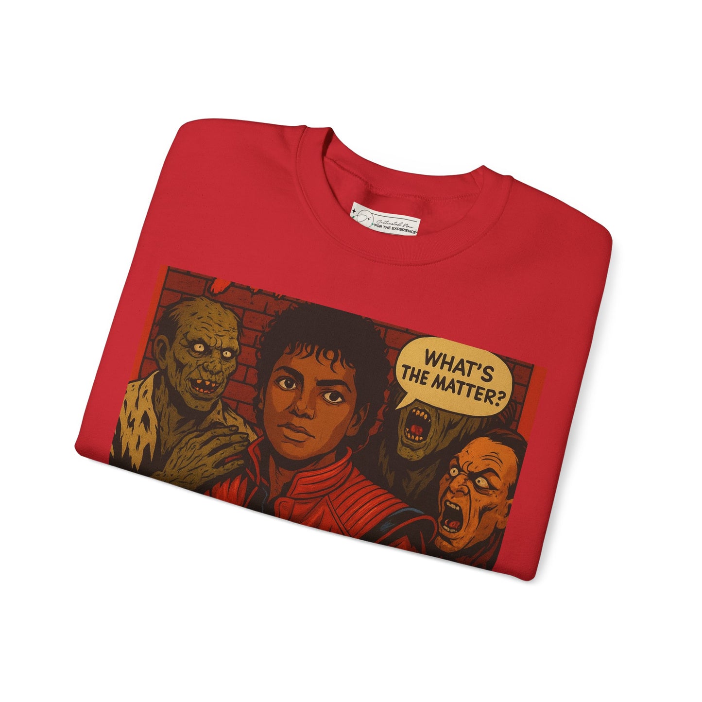 Michael Jackson Haunted Crewneck Sweatshirt, Unisex Sweatshirt, Halloween Apparel, Retro Music Gift, Cozy Fashion